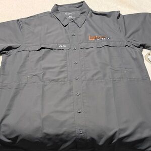 Mesh venting Gameguard outdoors Charcoal Button Down Shirt